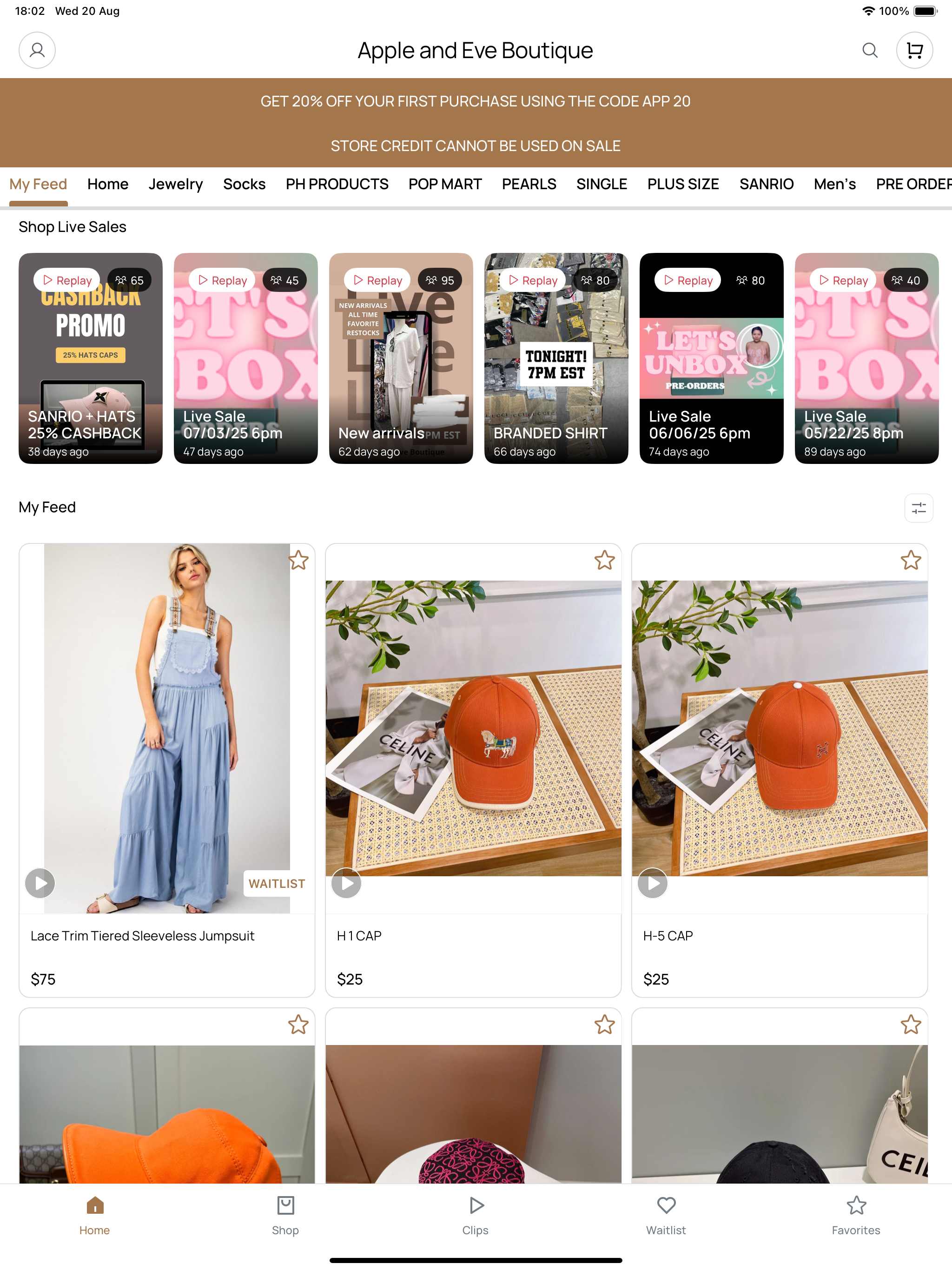 Apple and Eve Boutique screenshot 6