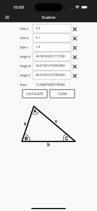 Trigonometry Calculator. Screenshot 2 of 8
