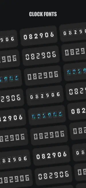 Flip clock & clock widget screenshot 4