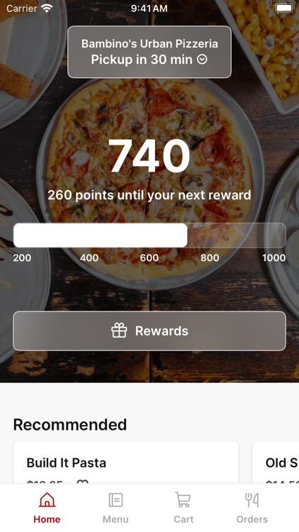 Bambino's Urban Pizzeria To Go