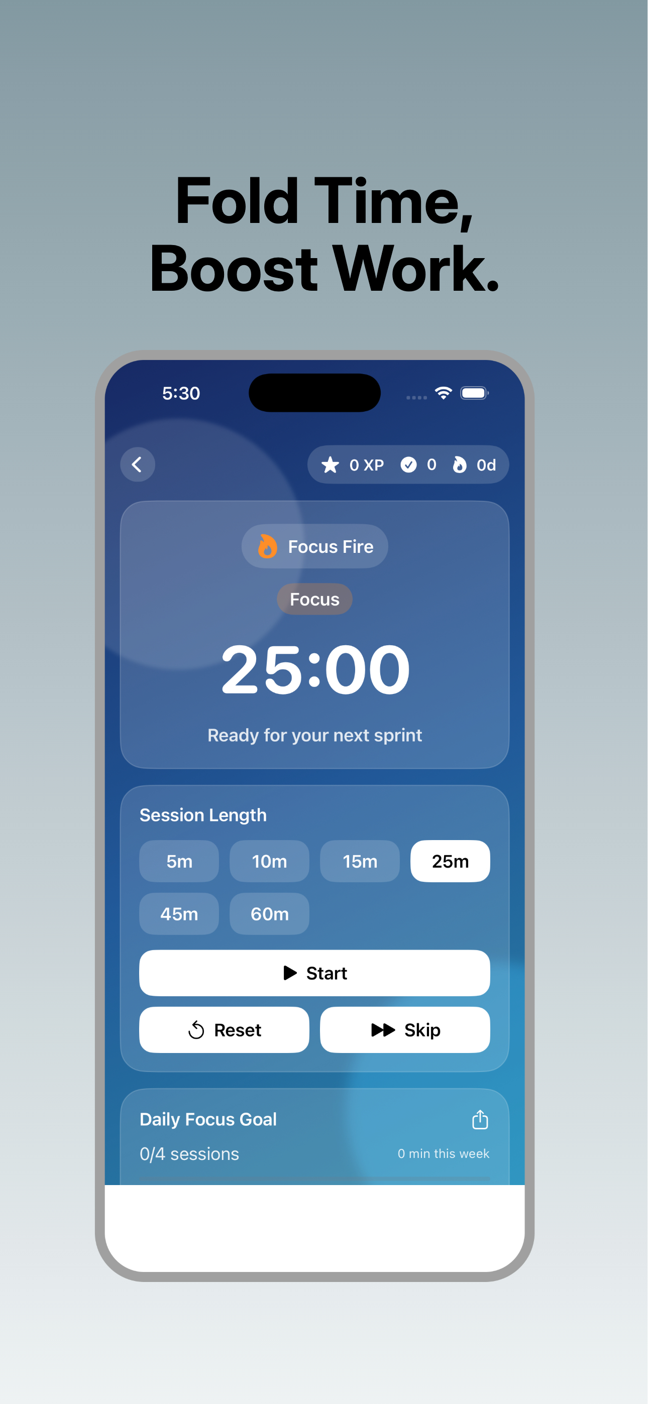 FocusFold: Pomodoro Timer screenshot 3