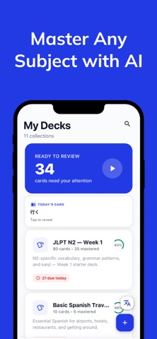 Flashi - AI Flashcards & Quiz screenshot