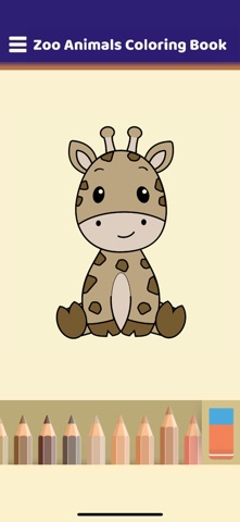 My Zoo Animals Coloring Book screenshot