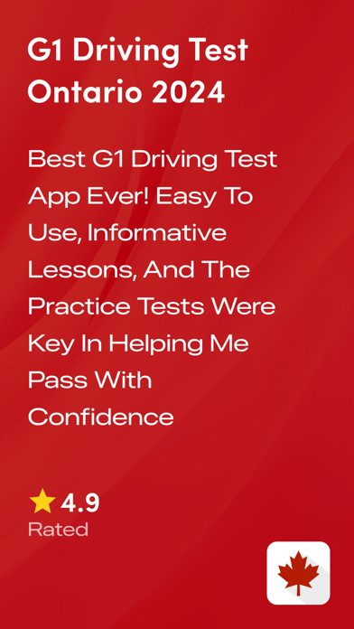 G1 Driving Test - Ontario 2024 Screenshot