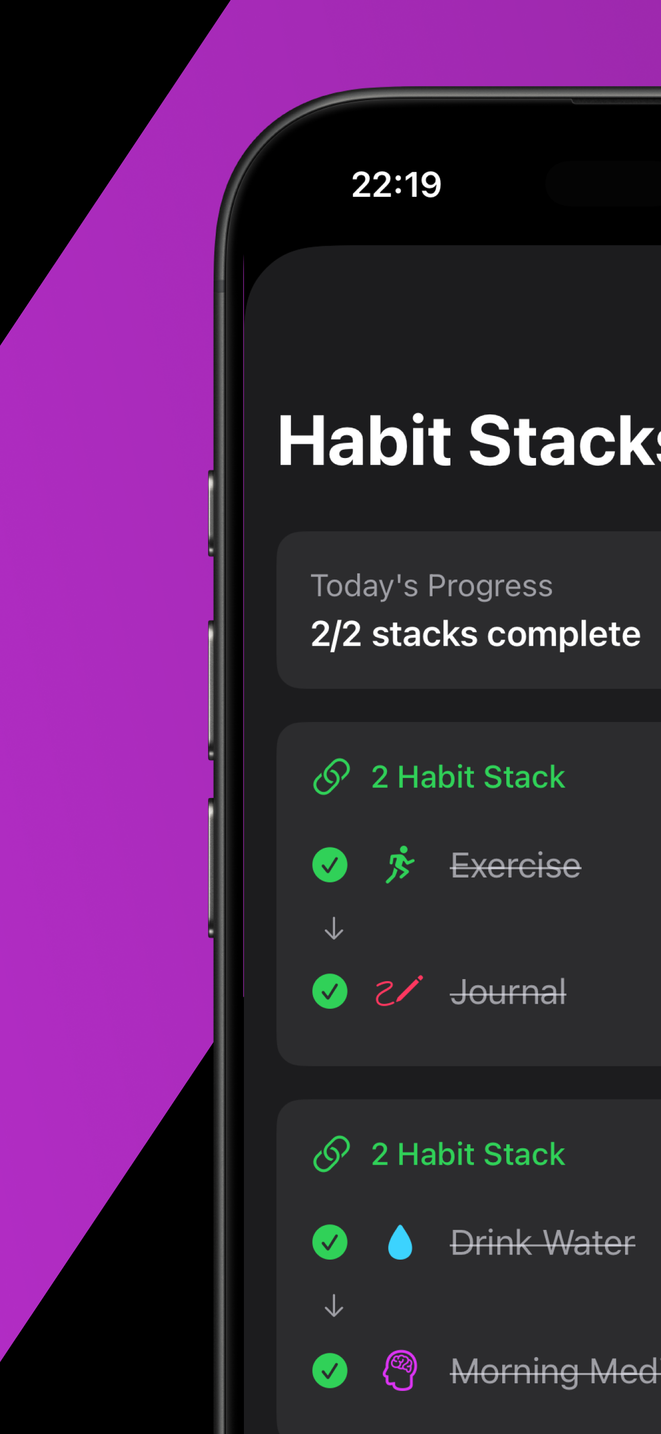 Habit Versions - Tracker