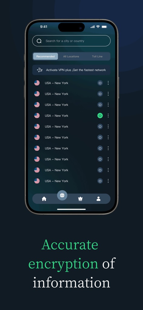 VPN - New VPN Planet Buck - 이 앱은 다양한 국가 및 도시의 서버 목록을 제공하여 사용자가 특정 지역을 선택하여 연결할 수 있으며, 추천 서버와 검색 기능을 통해 최적의 보안 및 속도를 쉽게 찾을 수 있도록 돕습니다.