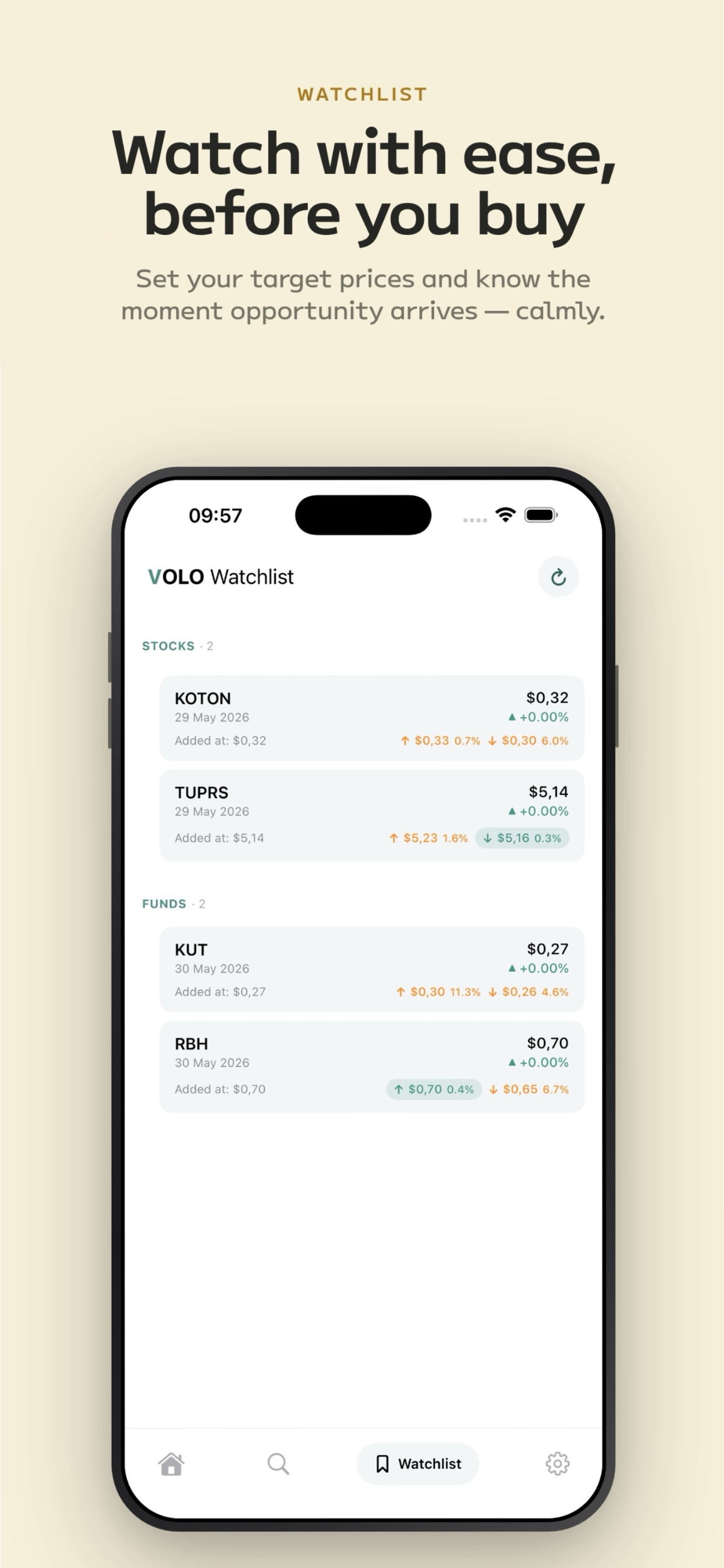 VOLO Finance: Portfolio Track screenshot 5