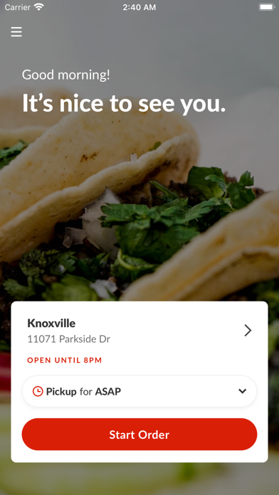Tia's Tacos iPhone screenshot 2 - Food & Drink app