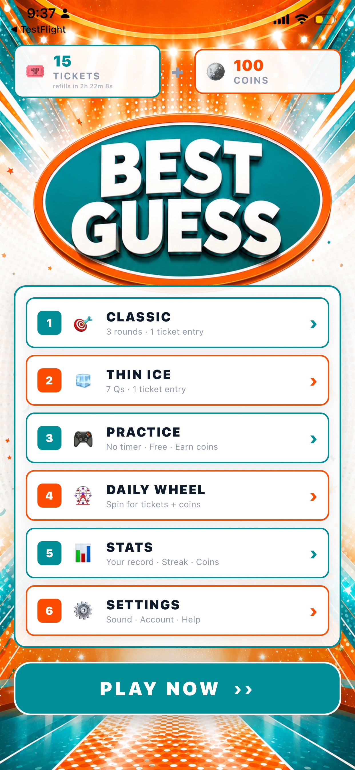 Screenshot 1 of Best Guess !