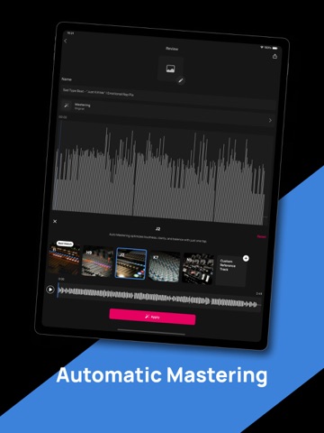Voloco: Vocal Recording Studio iPad screenshot