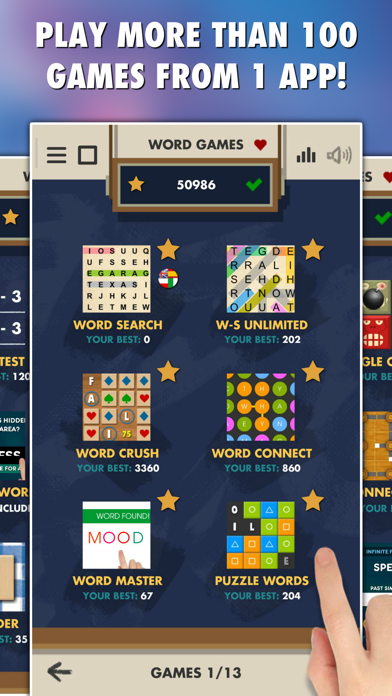 Screenshot #1 pour Word Games PRO 101-in-1
