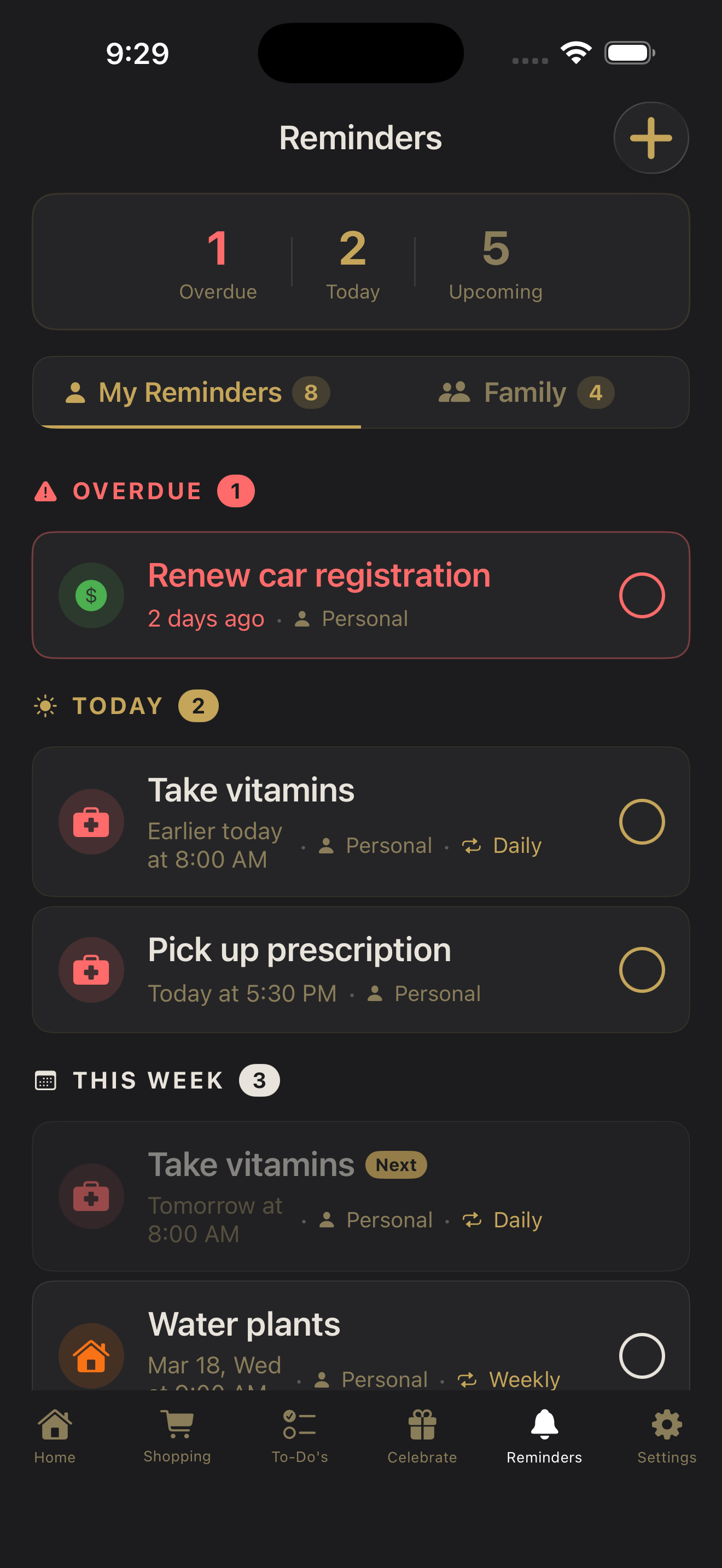 FamDash screenshot 5