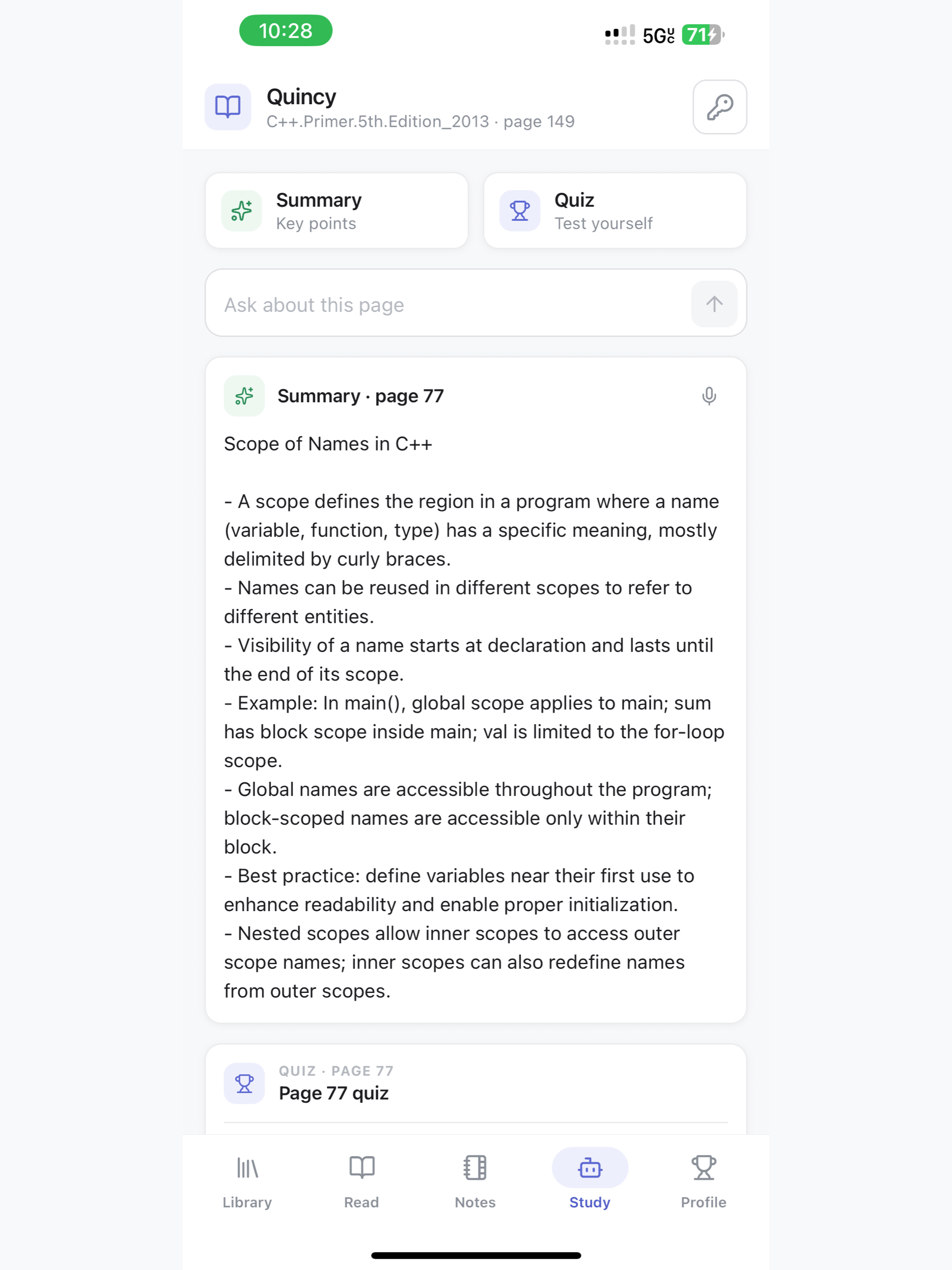 Quincy Reader screenshot 8