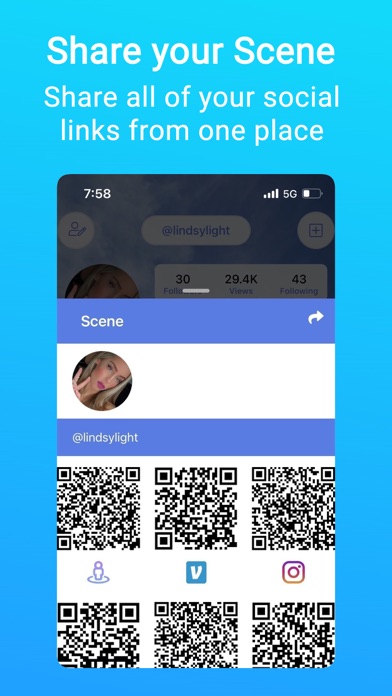 Scene iPhone screenshot 7 - Social Networking app