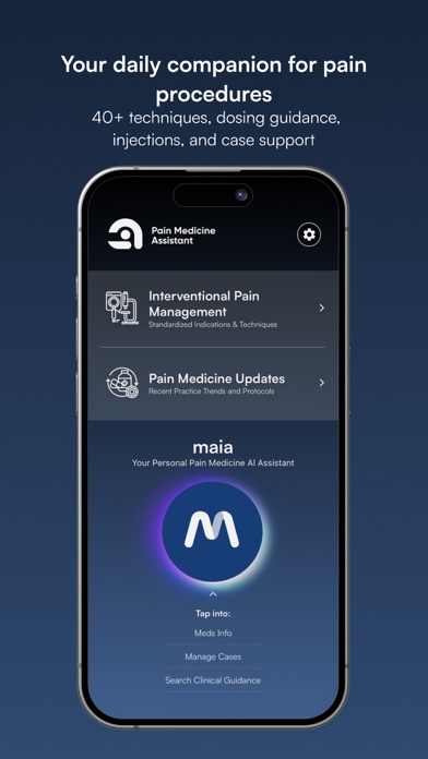 Screenshot #1 pour NYSORA Pain Medicine Assistant