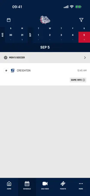 Gonzaga Bulldogs screenshot 2
