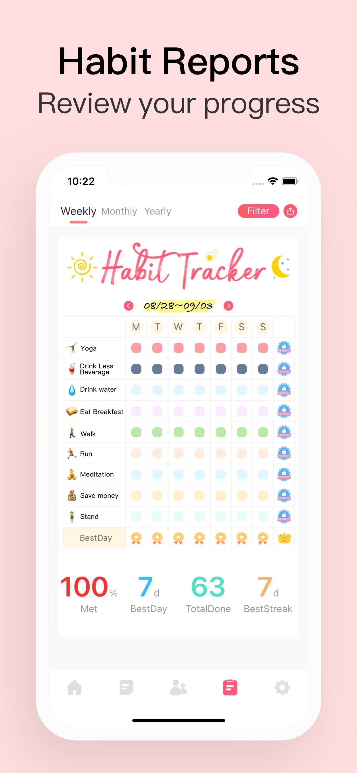 Habit Tracker 스크린샷 2