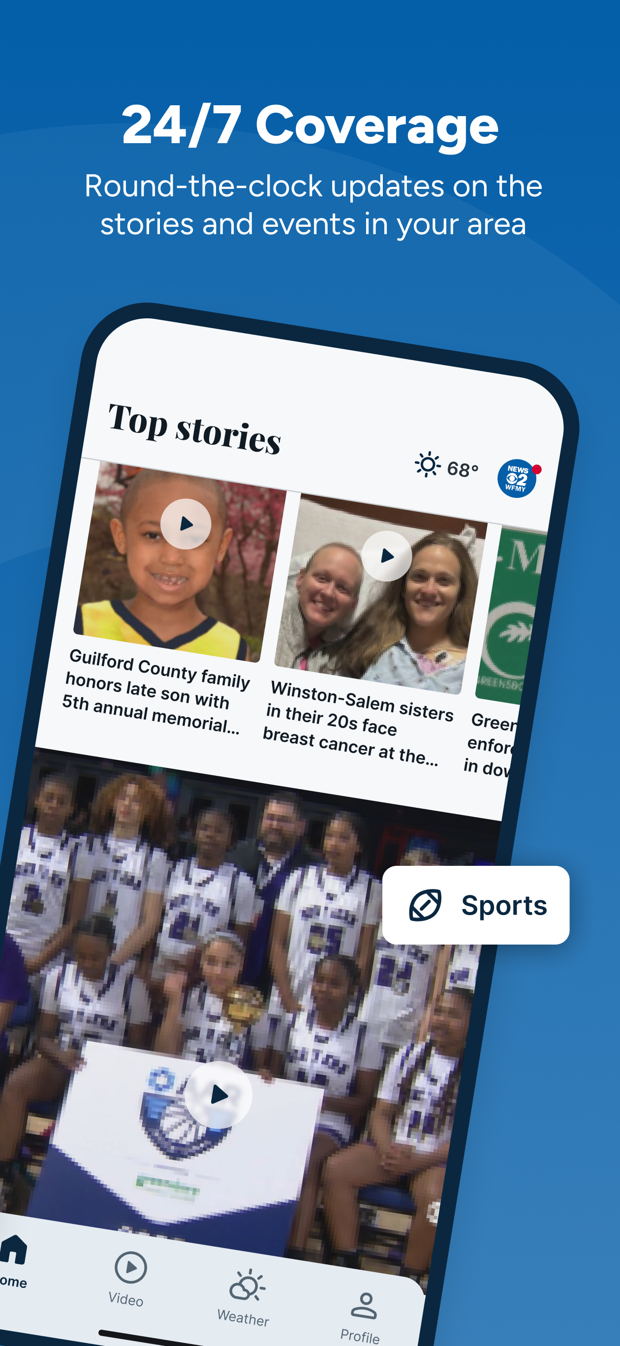 Greensboro News from WFMY screenshot 2