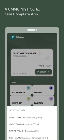 CMMC NIST Exam Prep: with AI screenshot