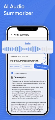 AI Summarizer - AI Note Taker Screenshot 4 of 7
