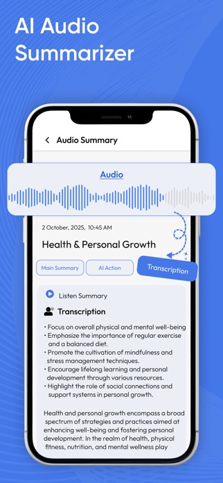 AI Summarizer - AI Note Taker Screenshot 4 of 7