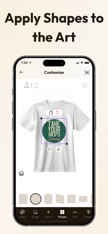 T-Shirt Designer - TeeCraft iPhone screenshot