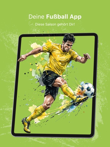 Fußballfunk: Deine Fußball-App iPad screenshot 1