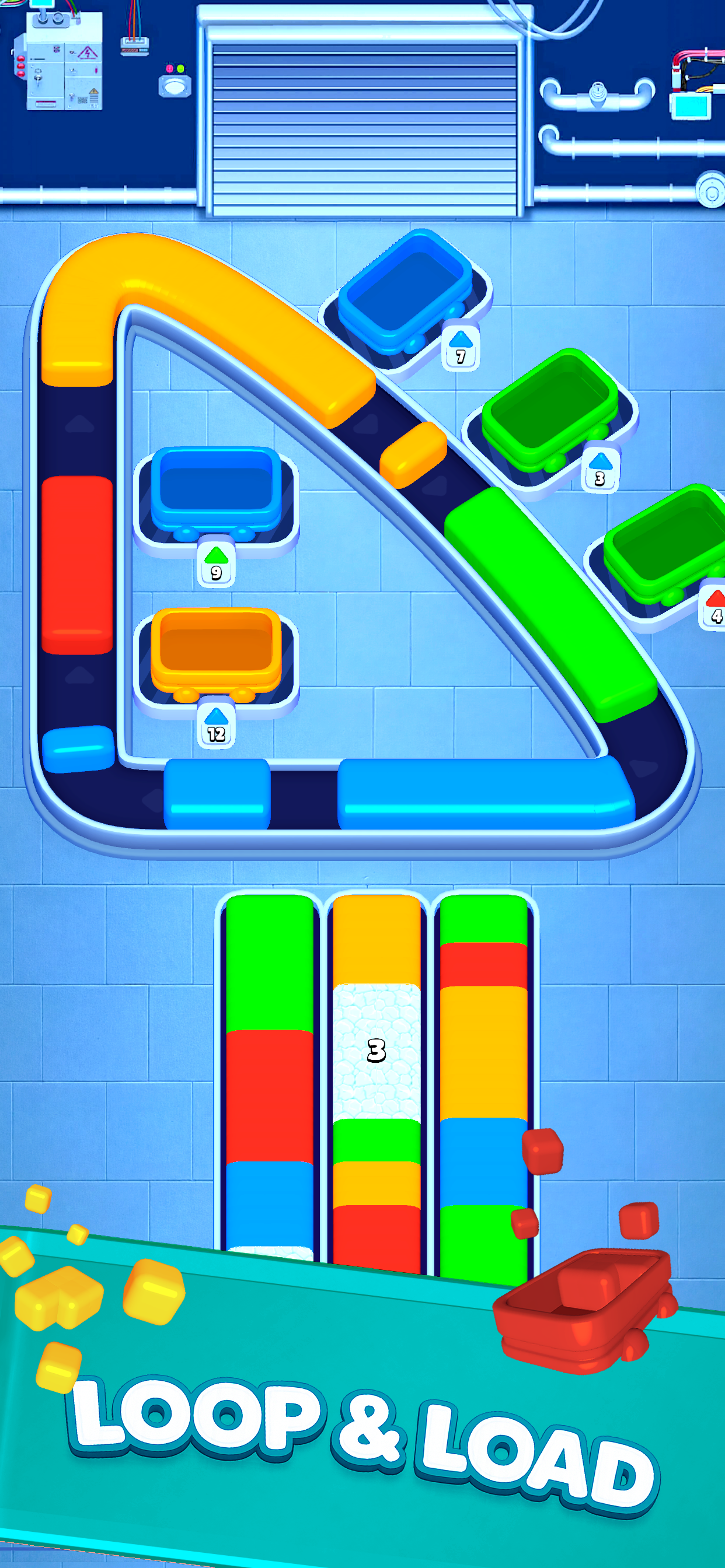 Sort N Loop: Flow Puzzle