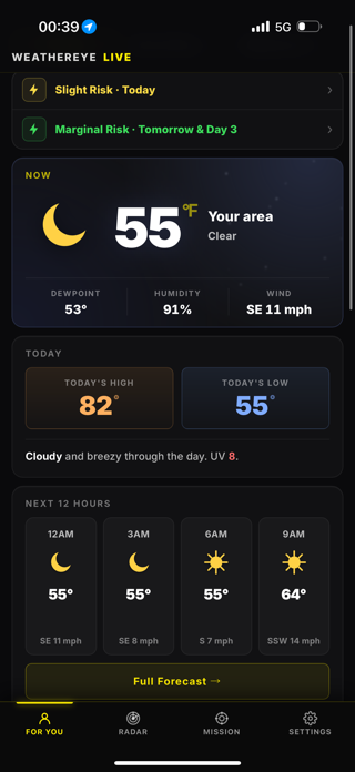 WeatherEye Live Screenshot 1 of 7