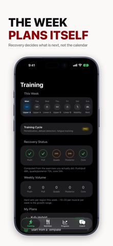 Kufu: Hybrid Training iPhone screenshot