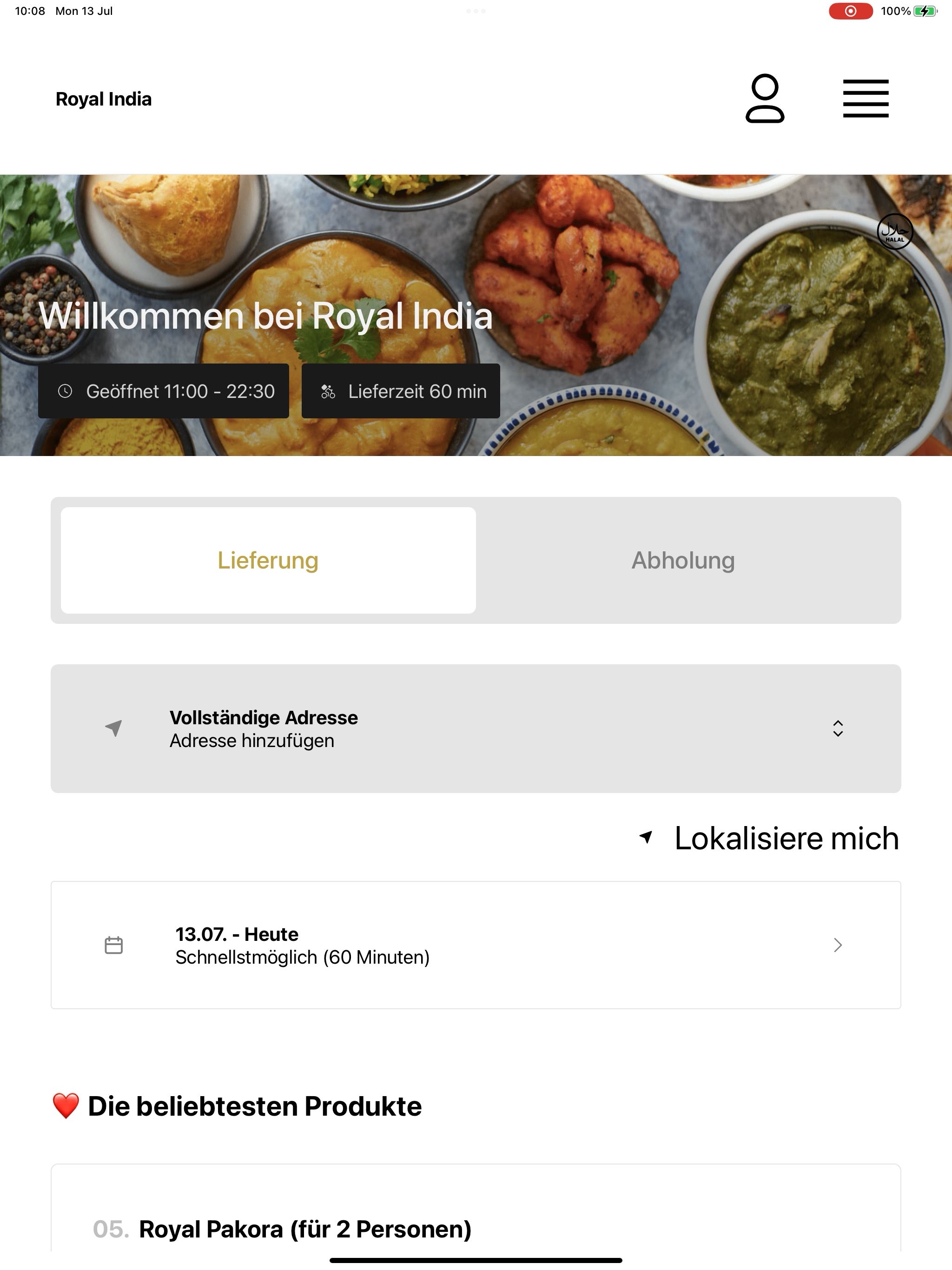 Royal India Aachen screenshot 13