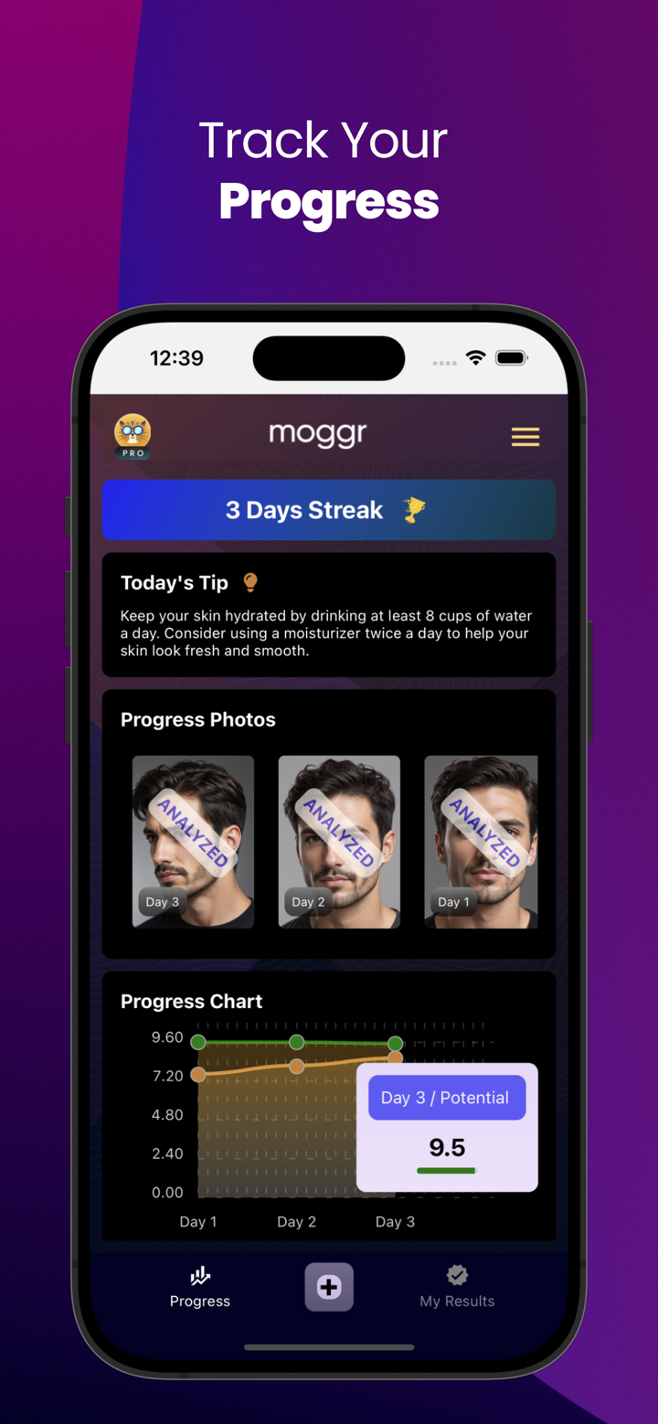 Moggr - Haircut & Looksmax AI screenshot 6