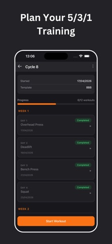 531 Workout Tracker Screenshot 2 of 7