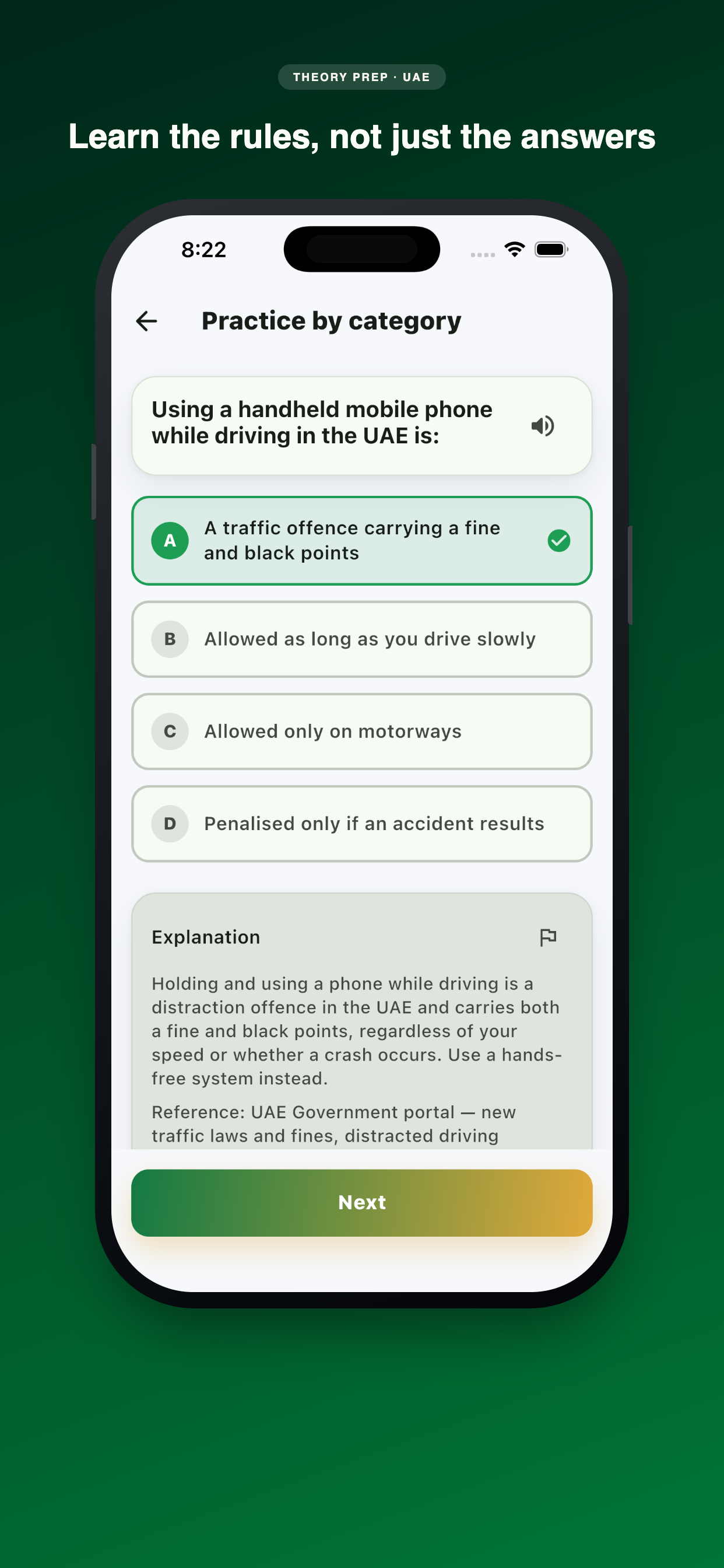 Drive Theory UAE: Test Prep screenshot 4