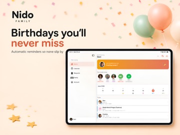 Nido Family: Care Calendar iPad screenshot