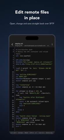 Mobile SSH Terminal iPhone screenshot 4