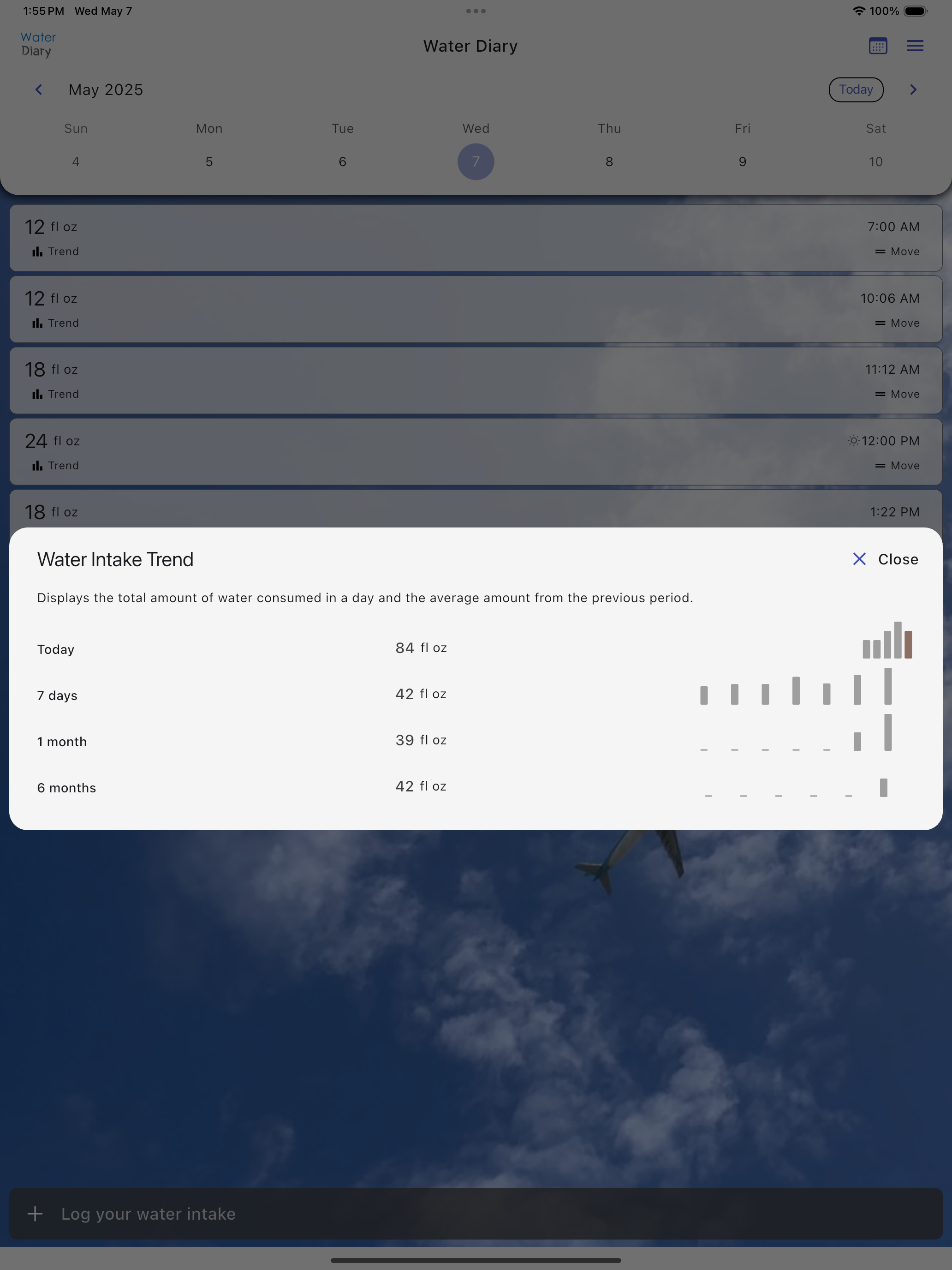 Water Diary Intake Log Tracker screenshot 8