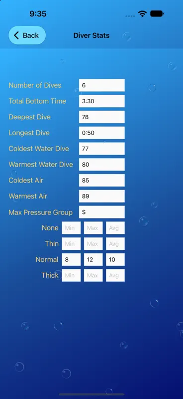 Diver's Log screenshot 5 of 6