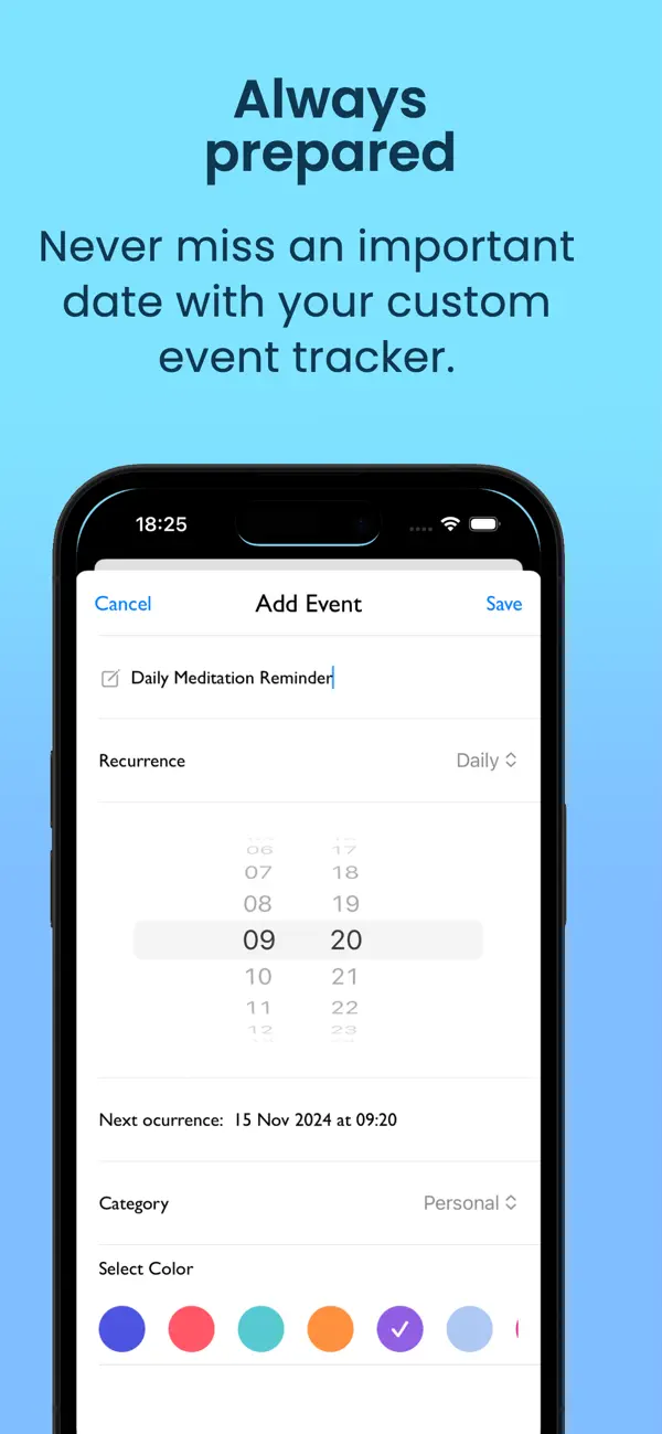 #5. EventTimer: Countdown & Widget (iOS) Av: Omari Sopromadze