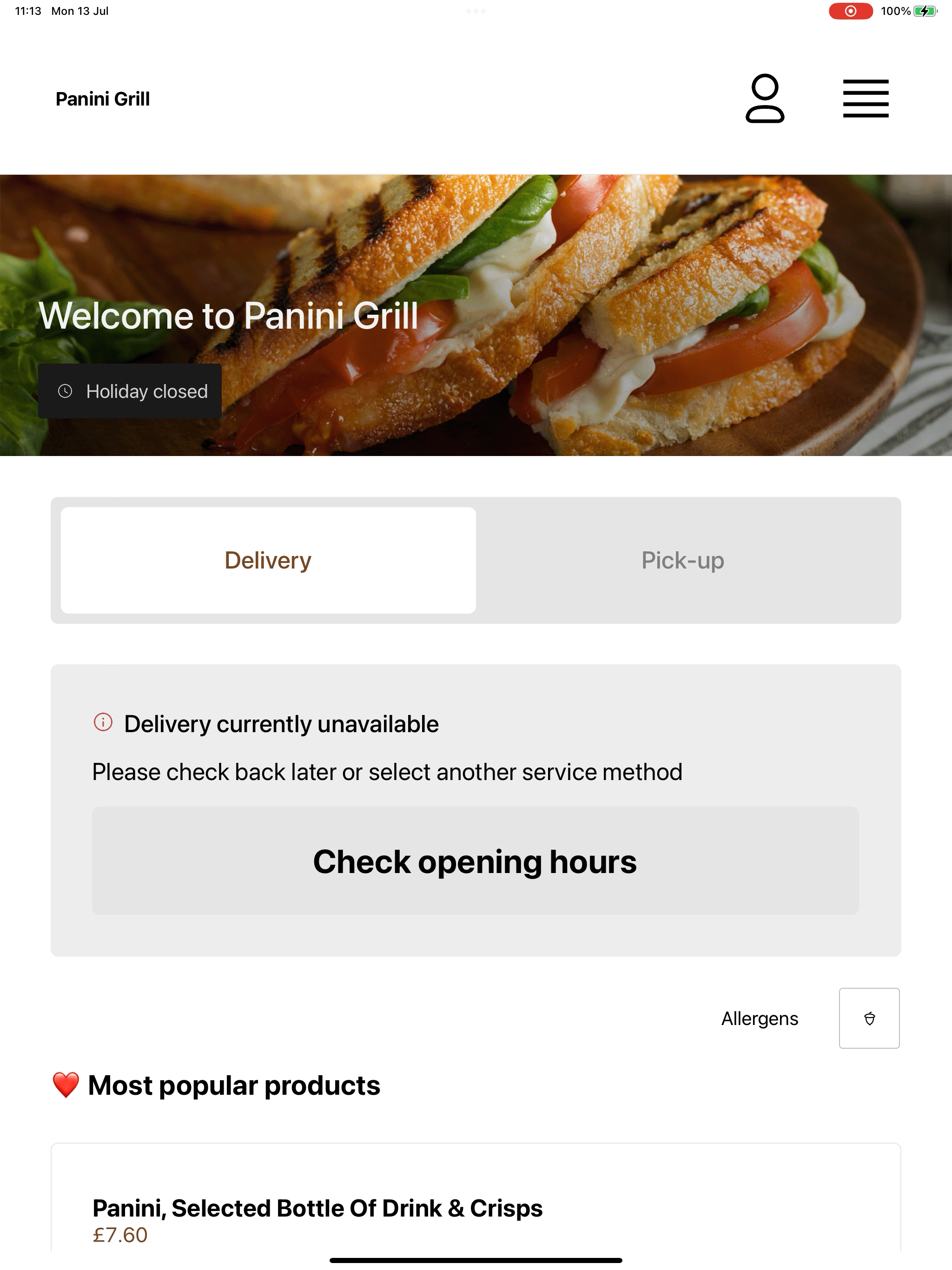 Panini Grill screenshot 13