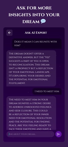 Dream Meaning Interpretations iPhone screenshot