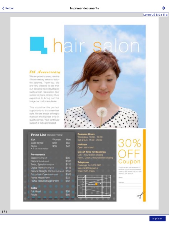 Screenshot #5 pour Epson iPrint