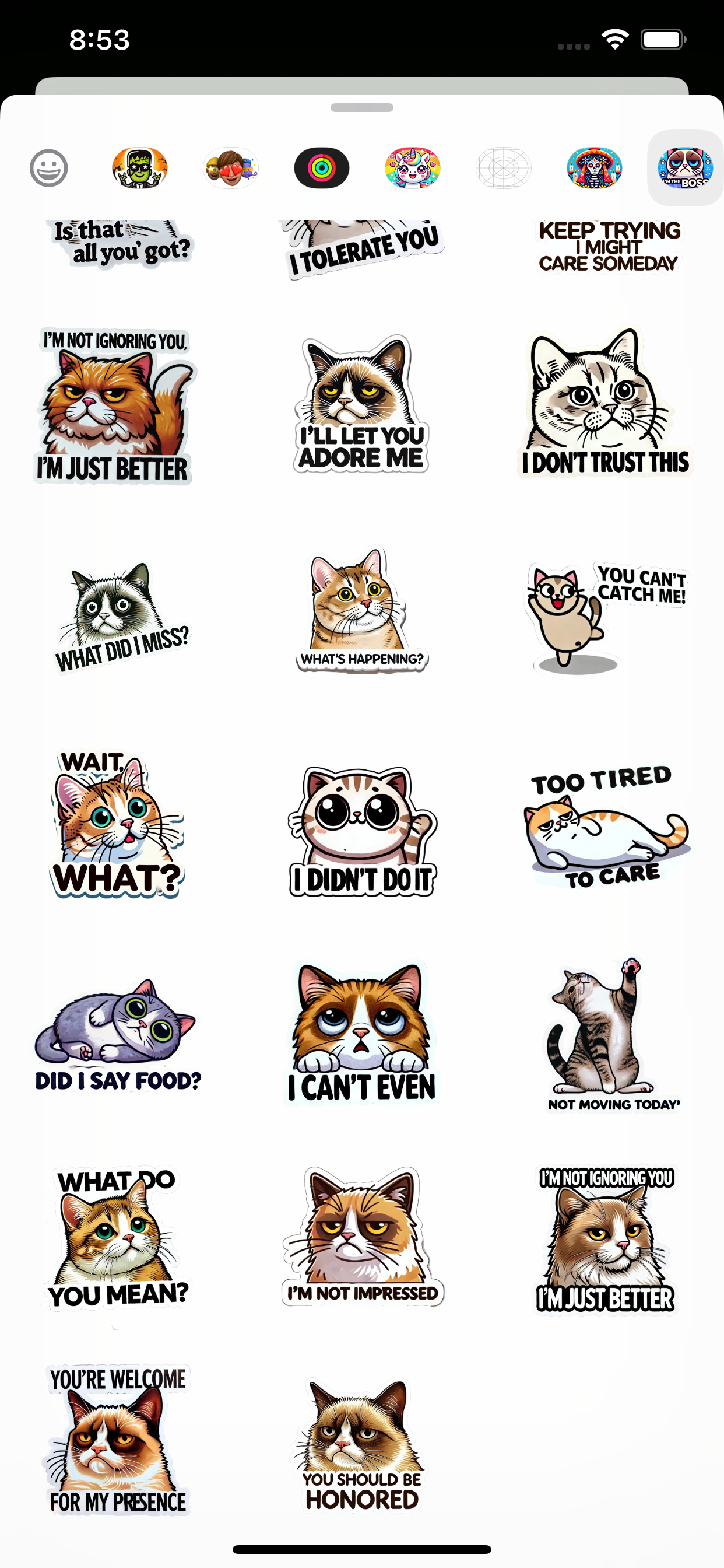 Cat Memes Stickers Hub screenshot 5