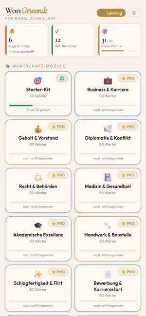 WortGewandt – Rhetorik Coach screenshot 3