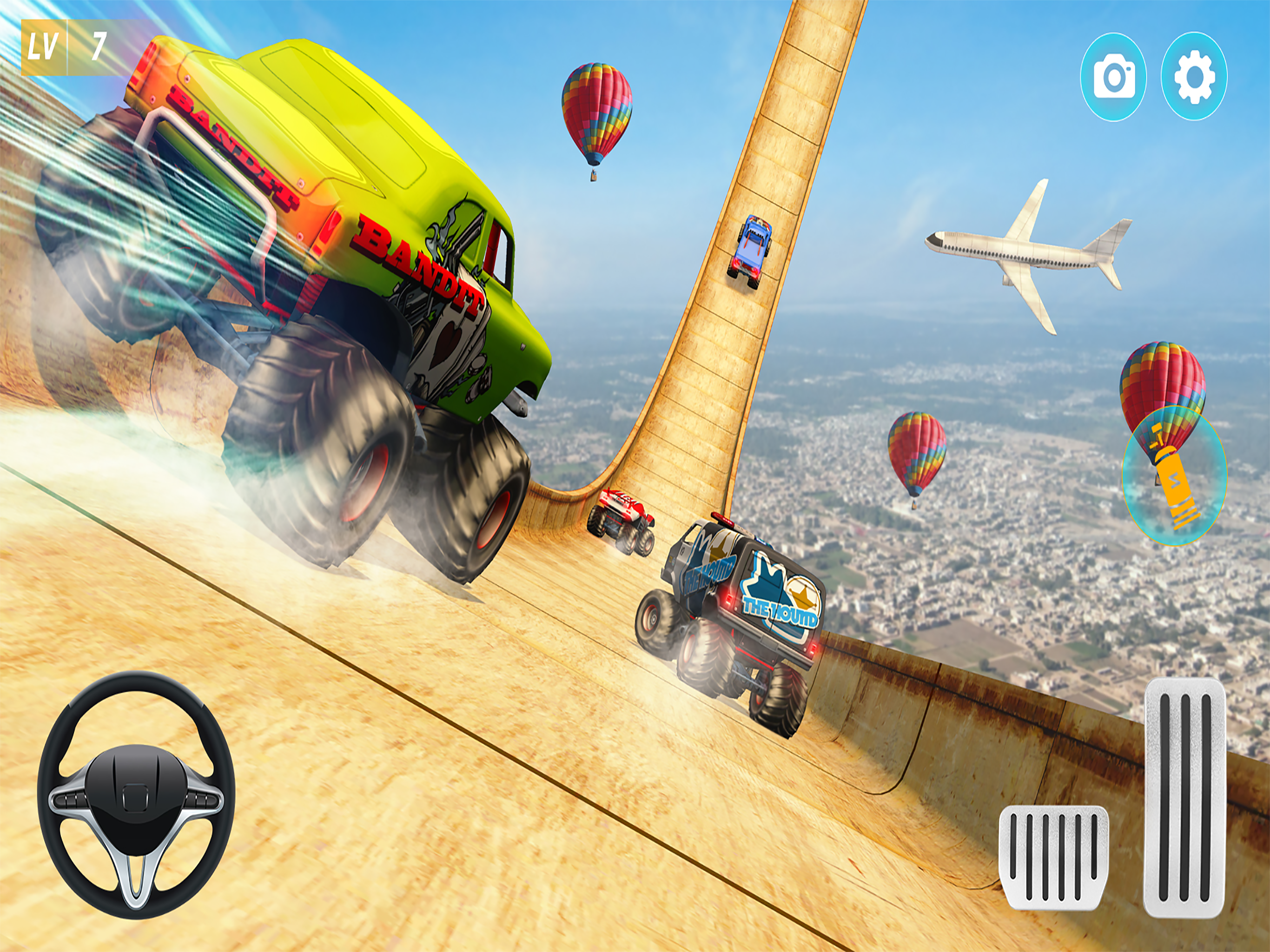 Monster Trucks Stunt Racing 3D screenshot 7