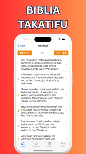 Biblia Takatifu Swahili Bible screenshot 4