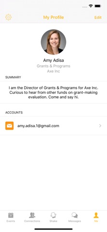 UMBC Event Guidebook iPhone screenshot