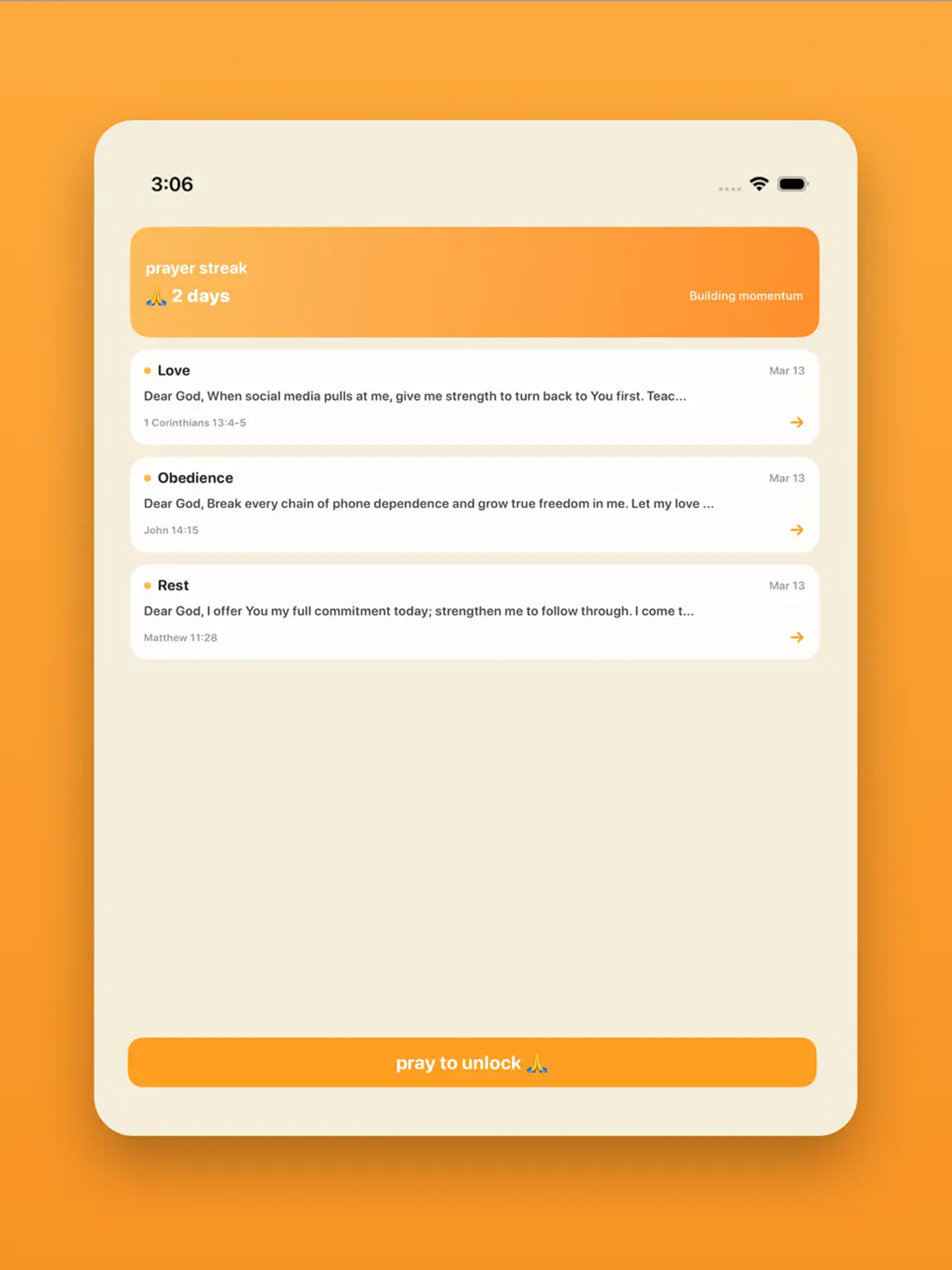 Prayer Streak: App Lock screenshot 8