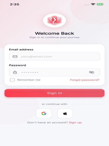 App screenshot