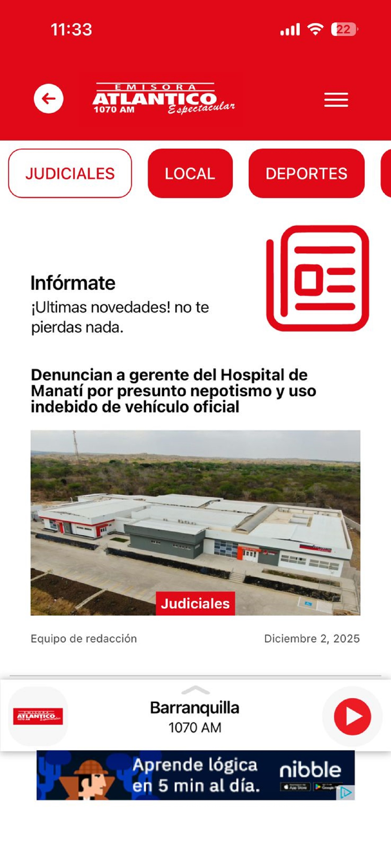 Emisora Atlantico Espectacular